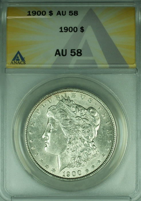 1900 Morgan Silver Dollar $1 Coin ANACS AU-58  (45C)