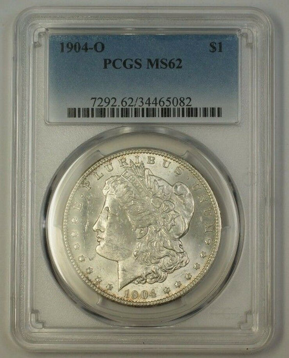 1904-O US Morgan Silver Dollar $1 Coin PCGS MS-62 (17)