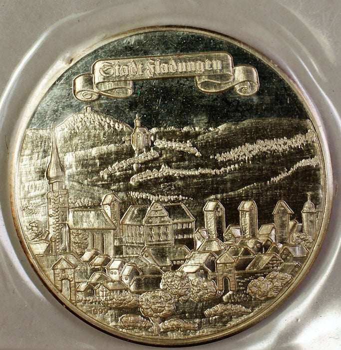 1335-1965 650 Years of Fladungen German City State Silver Uncirculated Medal