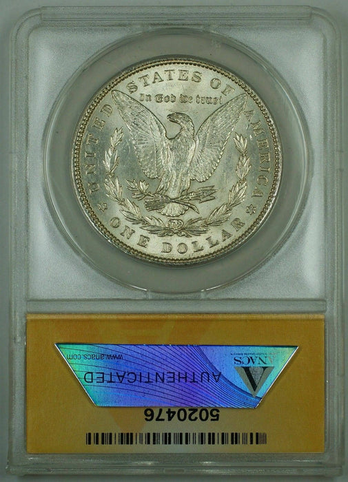 1896 Morgan Silver Dollar, ANACS AU-58 Details Cleaned