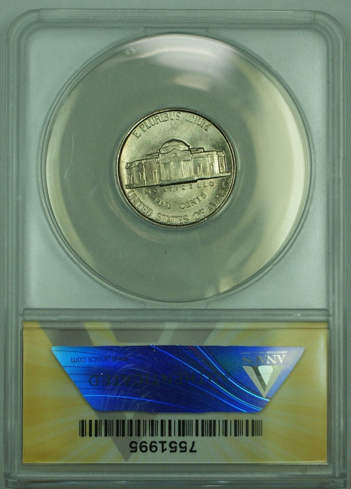 1939 REV OF 40 Jefferson Nickel 5C ANACS MS 66 (51) B