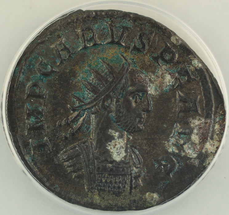 AD 282-283 Roman Antoninianus Coin Carus Rome Mint ANACS EF-40 AKR
