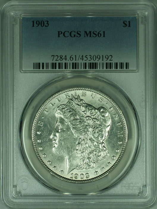 1903 Morgan Silver Dollar Coin $1 PCGS MS-61  (40)