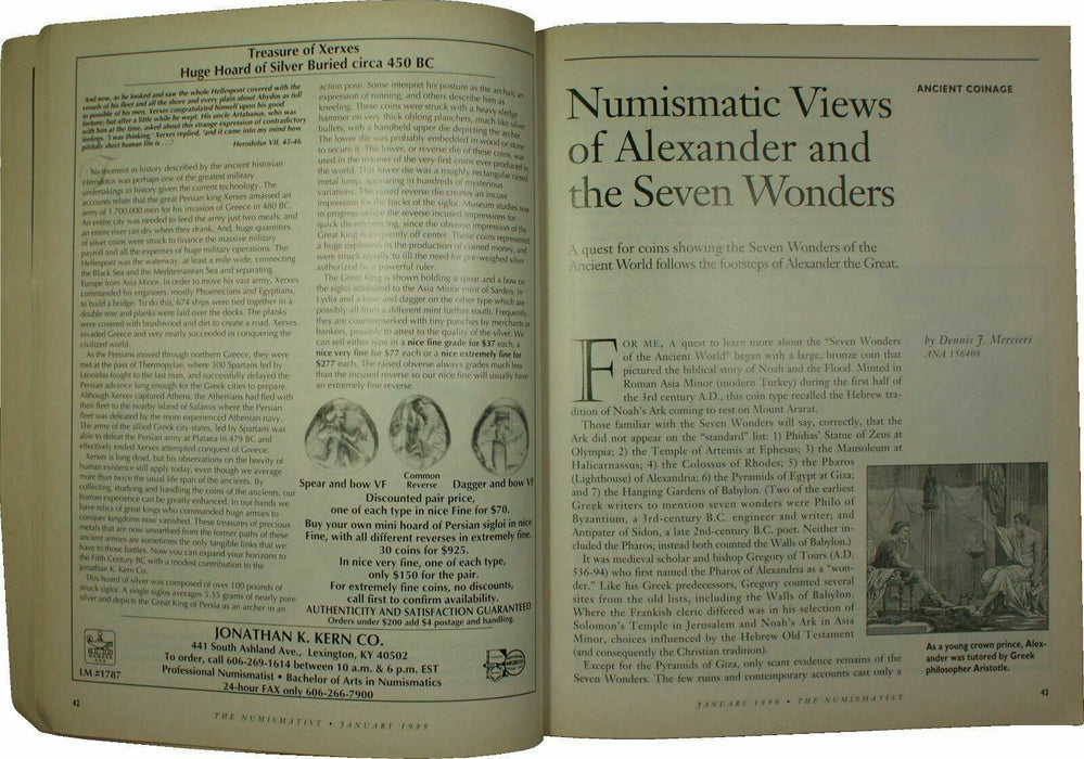 January 1999 The Numismatist Magazine Vol.112 Num.1 (EW)