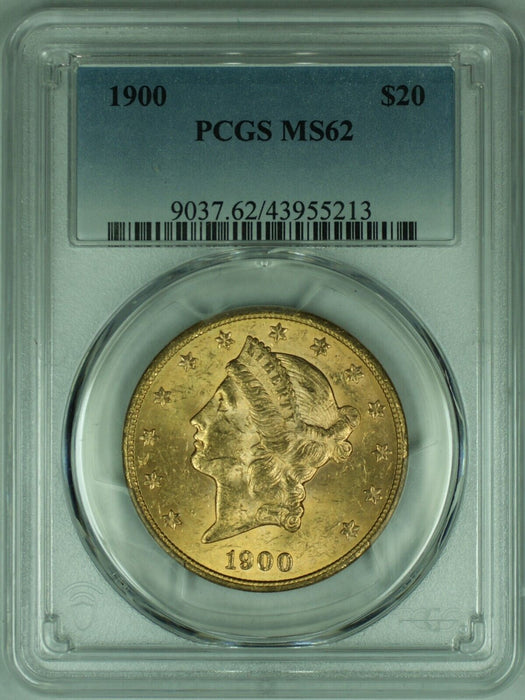 1900 Liberty Head Double Eagle 20 Gold Coin PCGS MS 62 C