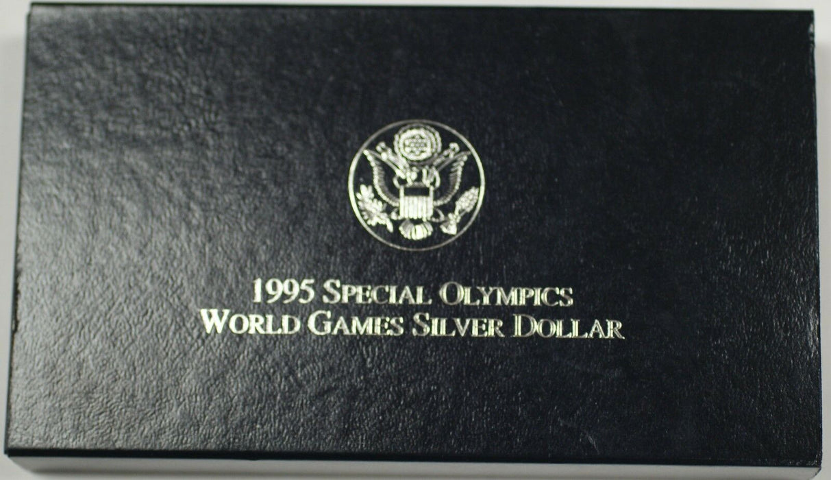 1995 Special Olympics World Games Silver Proof Dollar Coin as Issued
