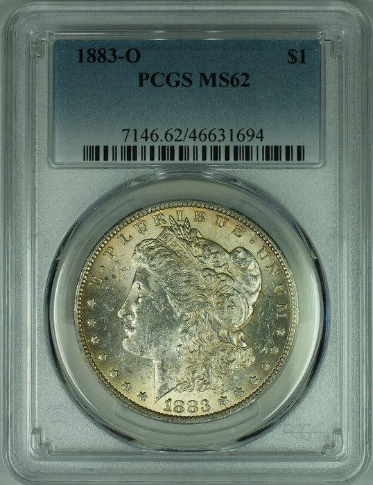 1883-O Morgan Silver Dollar Coin  PCGS MS-62   (34A)