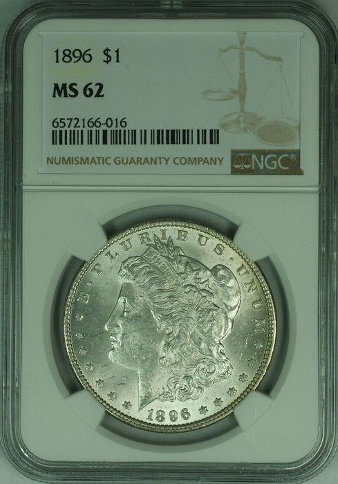 1896 Morgan Silver Dollar $1 NGC MS-62   (46)