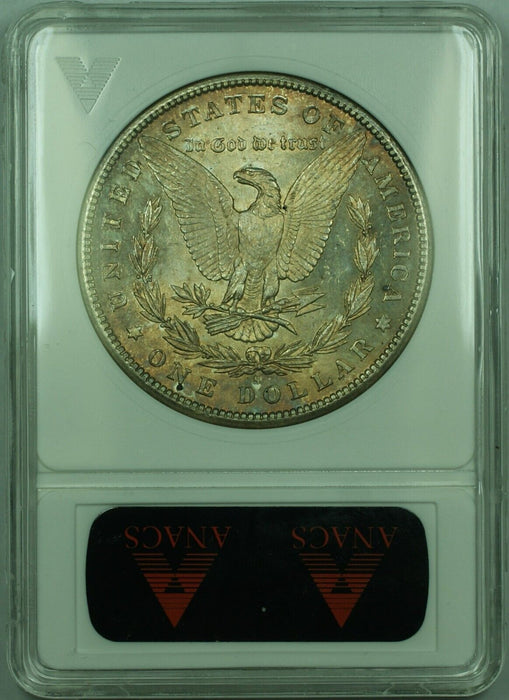 1881-S Morgan Silver Dollar $1 Coin ANACS MS-65 w/Toning - Gen 5 Holder