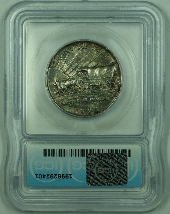 1926-S Oregon Trail Commemorative 50C Half Dollar ICG MS 63 (50)