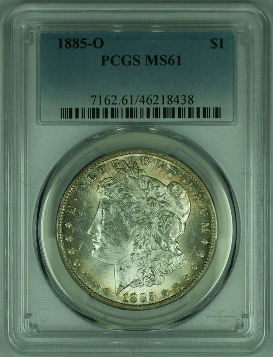 1885-O Morgan Silver Dollar  PCGS MS-63 W/Light Toning  (25)