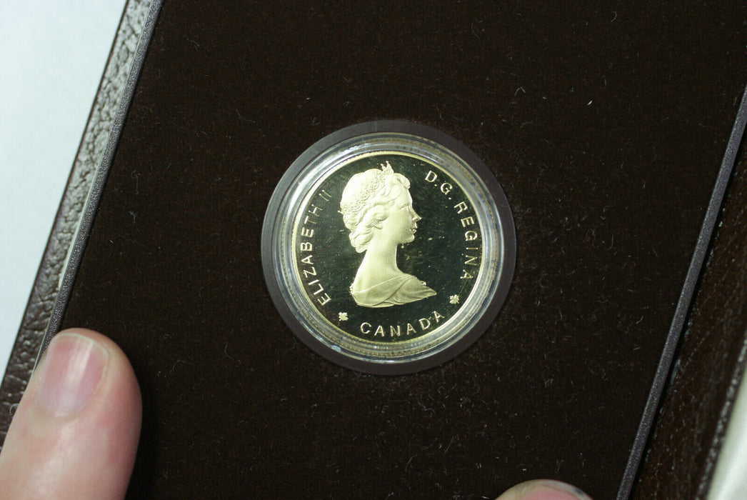 1988 Canada Proof Gold $100 Dollar Coin Wales w/ Box & COA