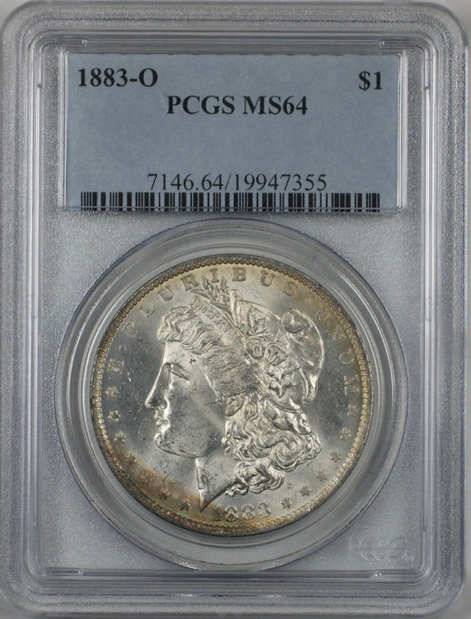 1883-O Morgan Silver Dollar $1 Coin PCGS MS 64 (BR-14G)