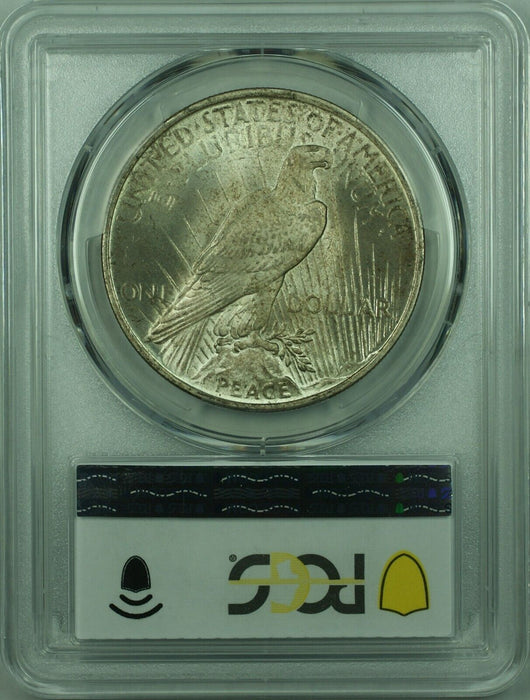 1922 Peace Silver Dollar S$1  PCGS MS-63 w/Toning   (47C)