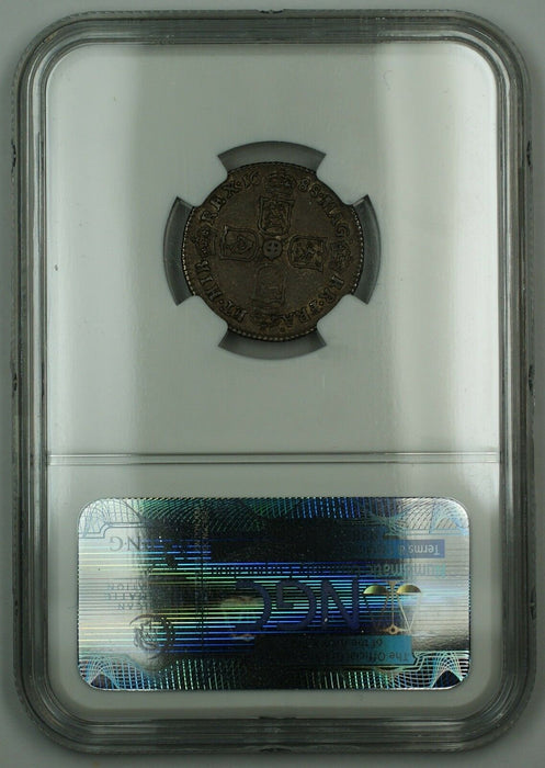 1688 England Sixpence 6P Silver Coin ESC-1528 NGC XF-40 AKR