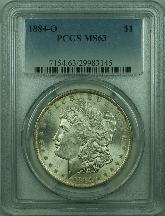 1884-O Morgan Silver Dollar S$1 PCGS MS-63 (30)