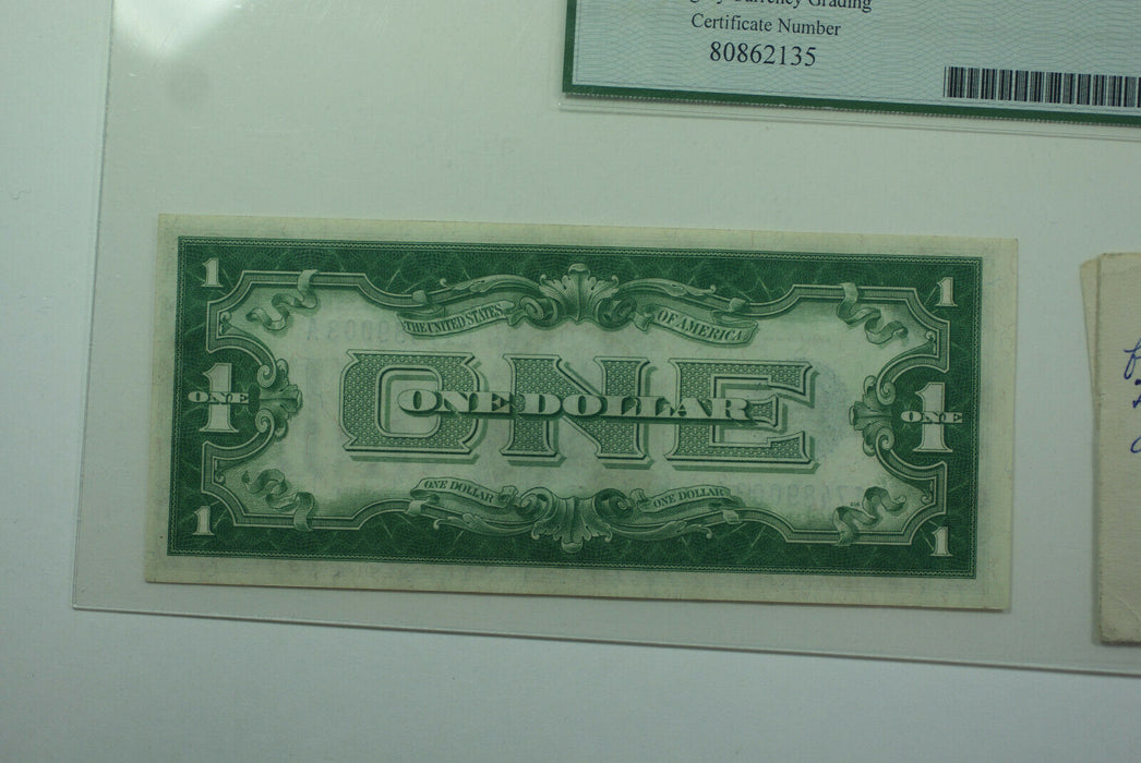 1928 One Dollar Silver Certificate $1 1928 Bank Envelope Fr. 1600 Legacy 58 PPQ