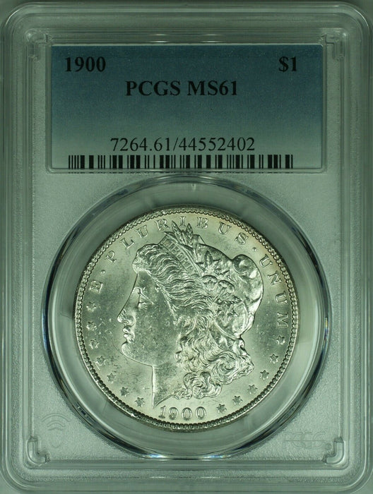 1900 Morgan Silver Dollar Coin $1 PCGS MS-61  (28)