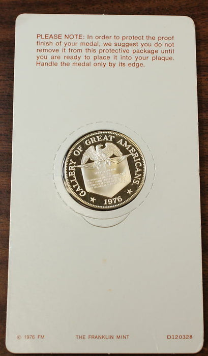Commemorative Robert Fulton Silver Medal,