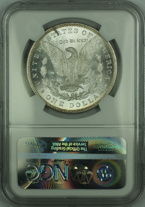 1884 Morgan Silver Dollar $1 Coin NGC MS-64 Lightly Toned Rim (13)