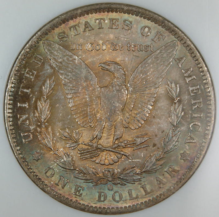 1884-O Morgan Silver Dollar, NGC MS-63 Toned OGH