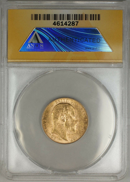 1909-P Australia Sovereign Gold Coin ANACS MS-61 (D AMT)
