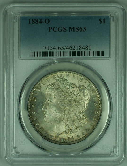 1884-O Morgan Silver Dollar  PCGS MS-63 W/Toning  (25B)