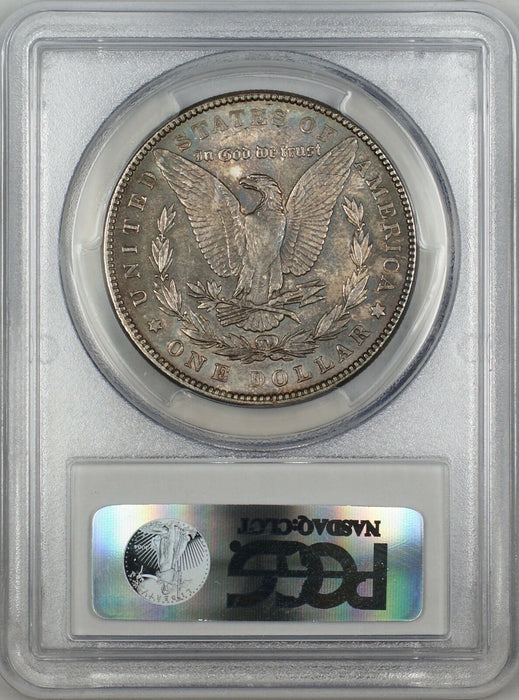 1887 Morgan Silver Dollar $1 Coin PCGS MS-63 Toned (3A)