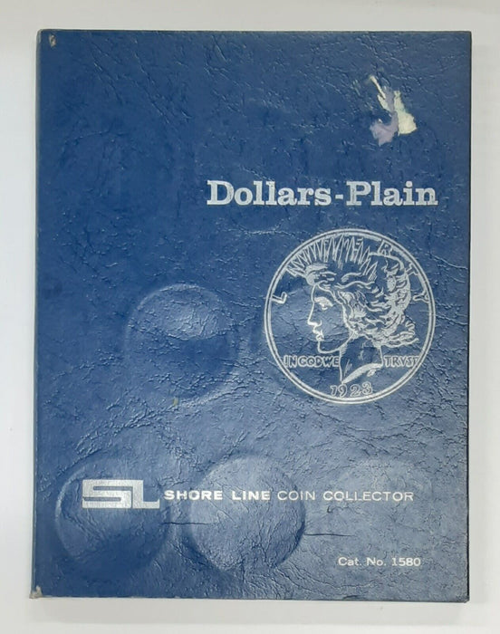 Shore Line Vintage Coin Folder For US Dollars-Plain --No. 1580  Used