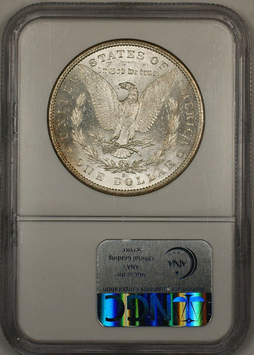 1881-S Morgan Silver Dollar $1 Coin NGC MS-63 Toned Obverse (Tc)