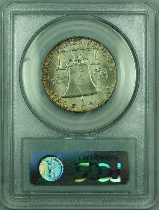 1957 Franklin Silver Half Dollar 50c PCGS MS-65 Original Mint Set Toning (30)