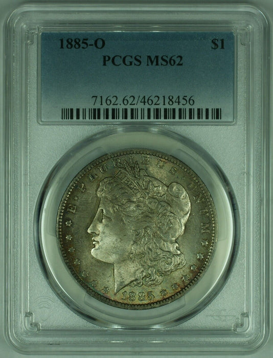 1885-O Morgan Silver Dollar  PCGS MS-62 Better Coin W/Toning  (25)