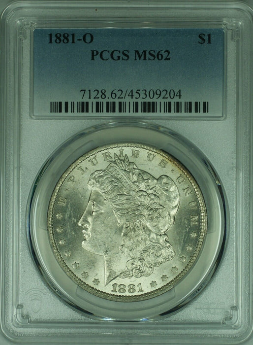 1881-O Morgan Silver Dollar Coin $1 PCGS MS-62 Better Coin  (40C)