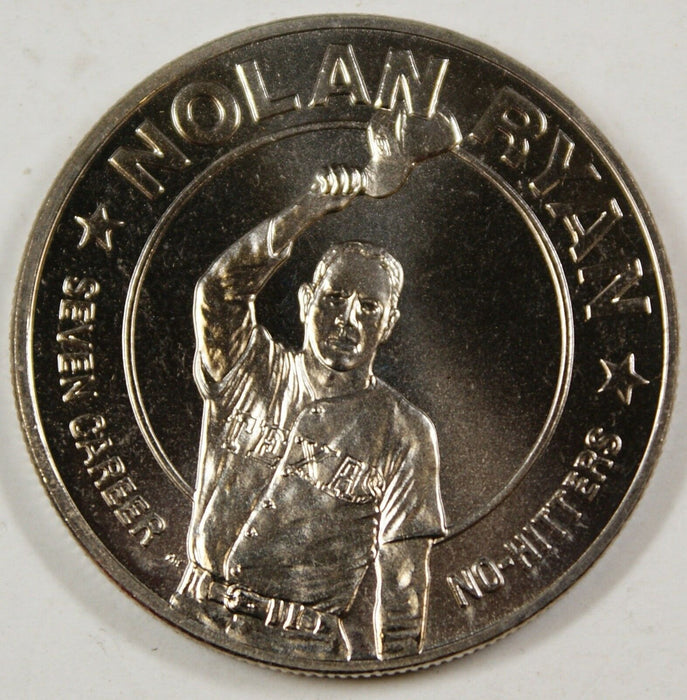 1993 Liberian 1 Dollar Commemorative Coin Nolan Ryan Seven Career No-hitters