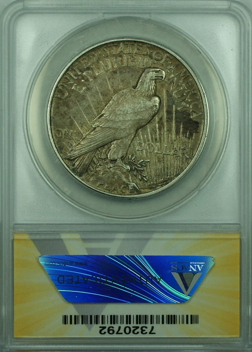 1921 Peace Silver Dollar S$1 ANACS EF-45   (45A)