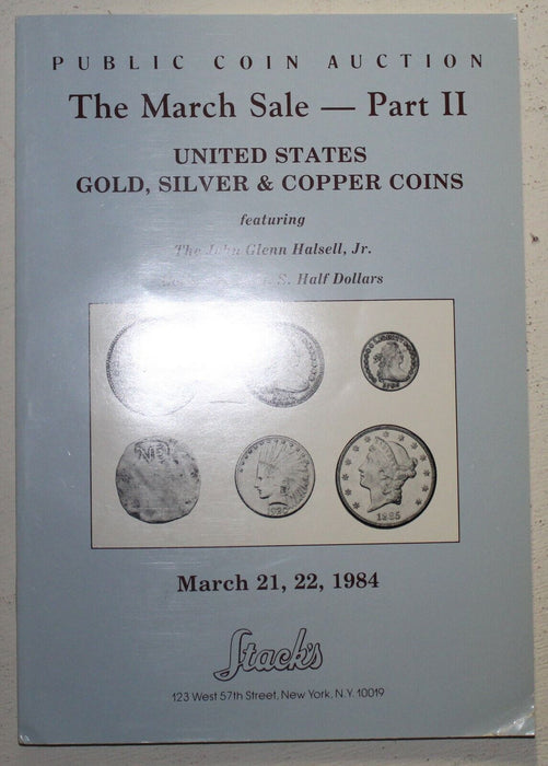 Stack's Coin Auction Catalog March 21 22 1984 Part 2 WW5E