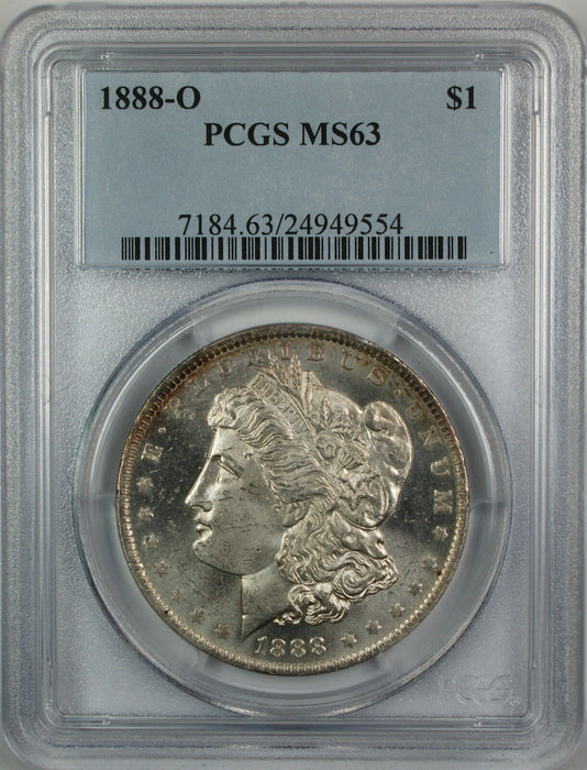 1888-O Morgan Silver Dollar, PCGS MS-63, (Semi PL), Vam 9, Doubled Die Rev. JT
