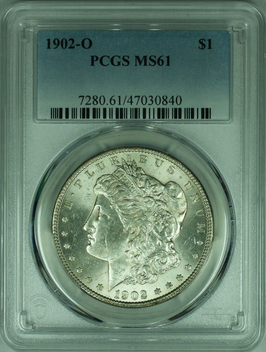 1902-O Morgan Silver Dollar Coin  PCGS MS-61   (39A)