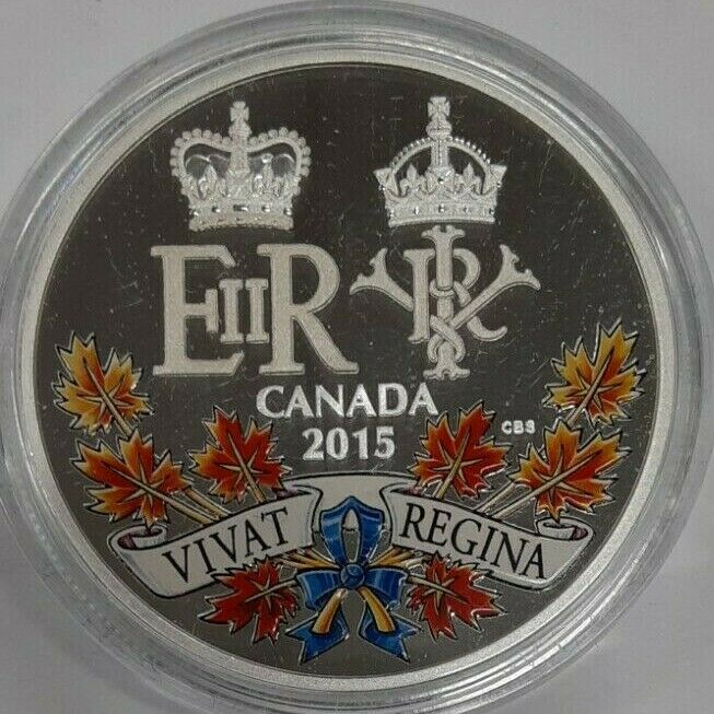 2015 Canada Silver $20 Coin "A Historic Reign" Gem Proof in Capsule