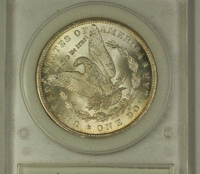 1884-CC Morgan Silver Dollar $1 collectible encapsulation Choice (A)