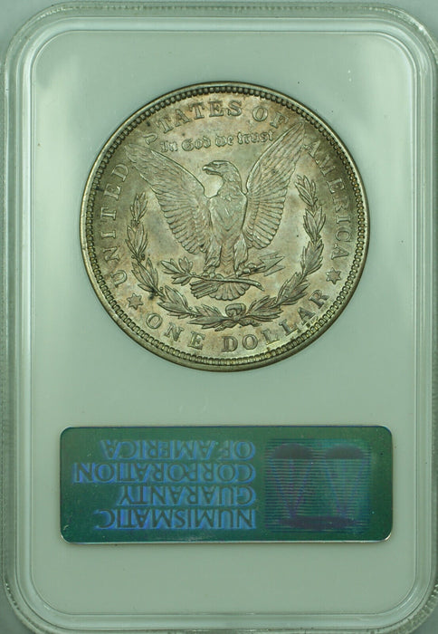 1921 Morgan Silver Dollar Toned $1 NGC MS 64 (NGC Fatty OGH)