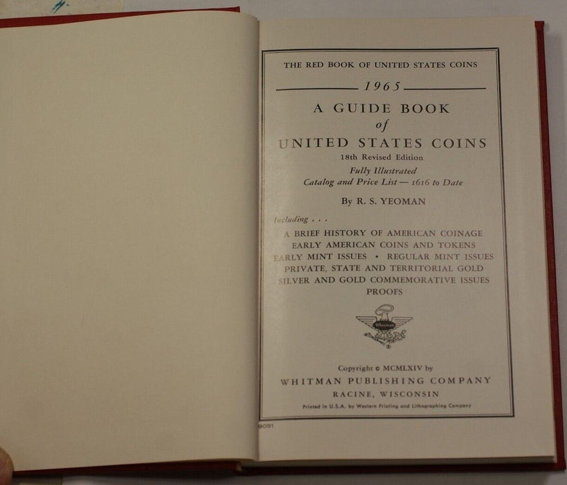 1965 6-Pack of **New** RedBook 18th Edition Guide Book of United States Coins