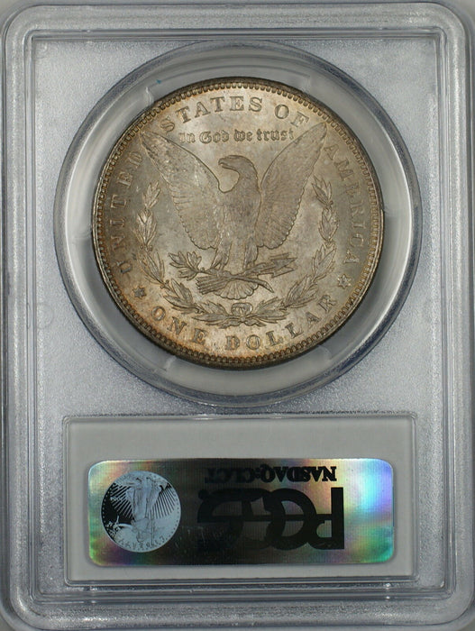 1889 Morgan Silver Dollar $1 Coin PCGS MS-62 Toned (Ta)