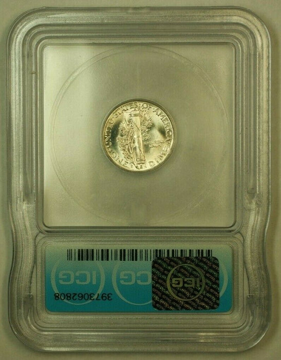 1940-S Silver Mercury Dime 10c Coin ICG MS-65 C