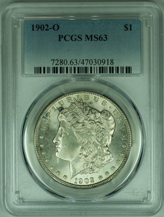 1902-O Morgan Silver Dollar Coin  PCGS MS-63   (39B)