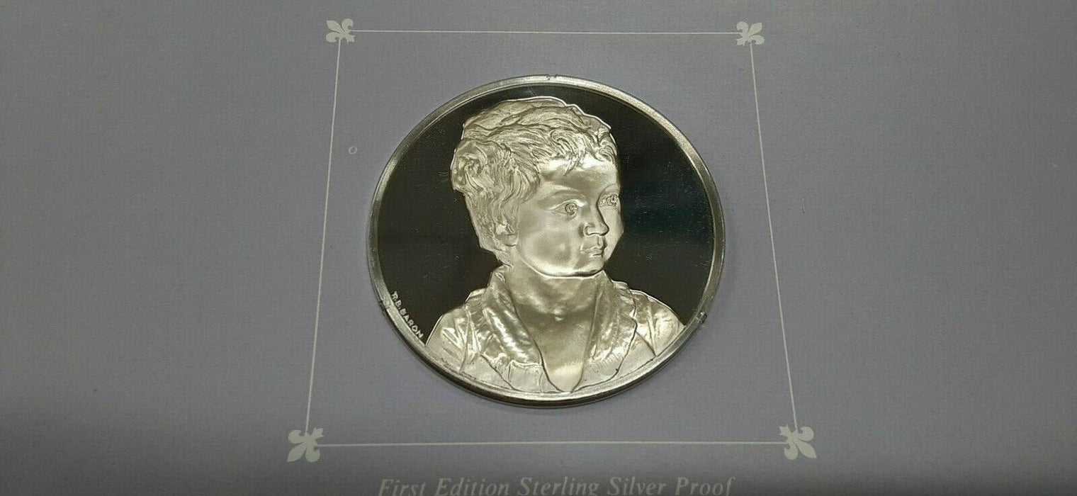 Franklin Mint Treasures of The Louvre .925 Silver Medal- Alexander Brongniart