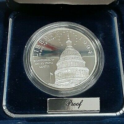 2009 LOUIS BRAILLE BICENTENNIAL UNCIRCULATED SILVER DOLLAR COIN WITH BOX  AND COA
