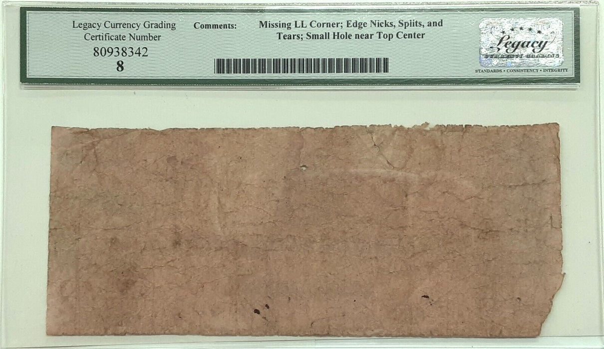 1863 Issue CSA $2 Note T-61  Legacy VG-8 w/Comments  Lynchburg Hoard