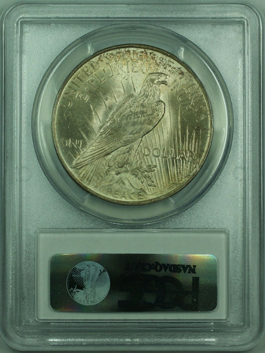 1923 Peace Silver Dollar S$1 PCGS MS63 Lightly Toned (24c)