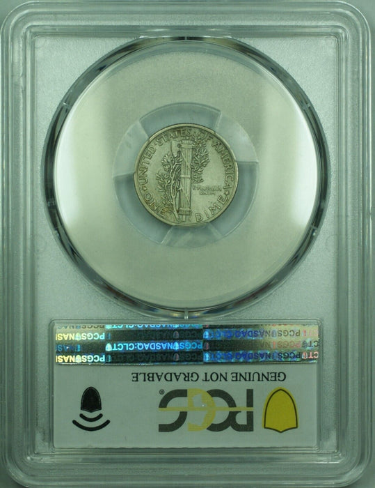 1942/1 Mercury Silver Dime  PCGS XF Details Cleaned - Nice Over Date